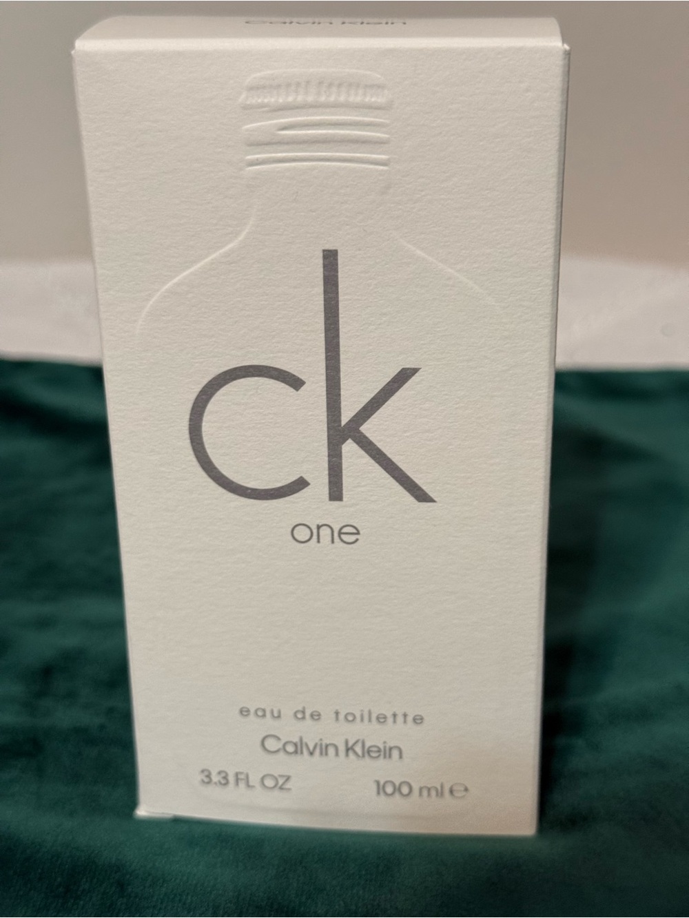 Calvin Klein White Fragrance Box with Minimal Branding